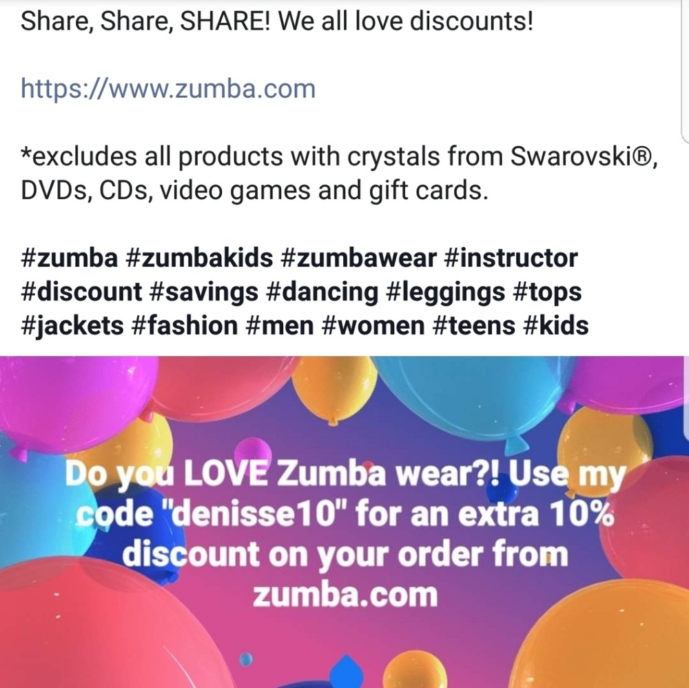 ZUMBA WEAR LEGGINGS